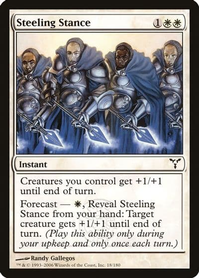 Steeling Stance Dissension Magic card