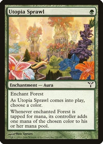 Utopia Sprawl Dissension Magic card