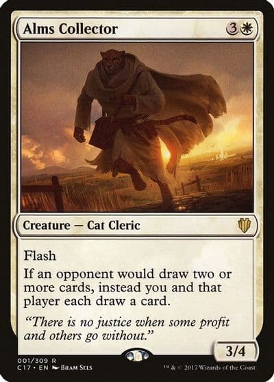 Alms Collector Commander 2017 Magic card