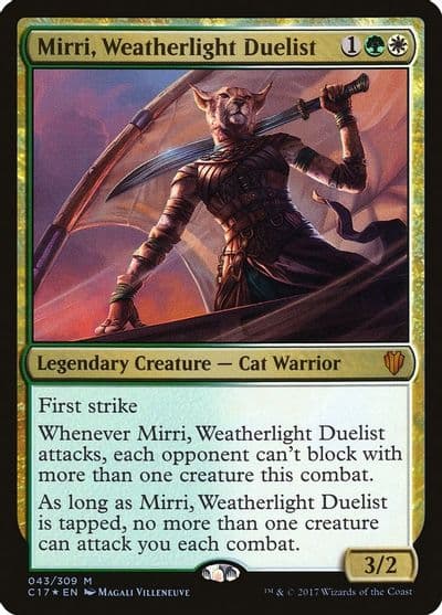 Mirri Weatherlight Duelist Commander 2017 Magic card
