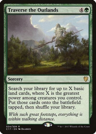 Traverse the Outlands Commander 2017 Magic card