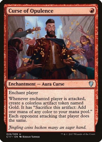 Curse of Opulence Commander 2017 Magic card
