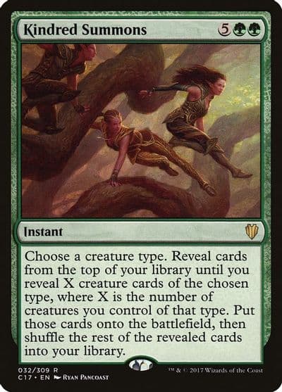 Kindred Summons Commander 2017 Magic card