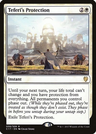 Teferis Protection Commander 2017 Magic card