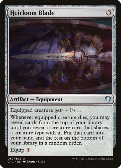 Heirloom Blade Commander 2017 Magic card