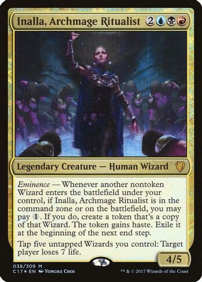 Inalla Archmage Ritualist Commander 2017 Magic card