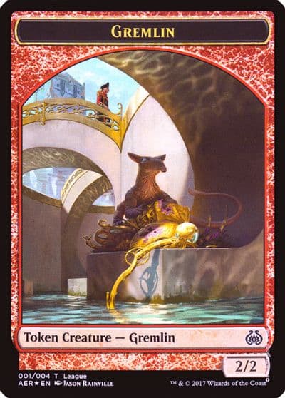 Gremlin Energy Reserve Double Sided Token League Promos Magic card