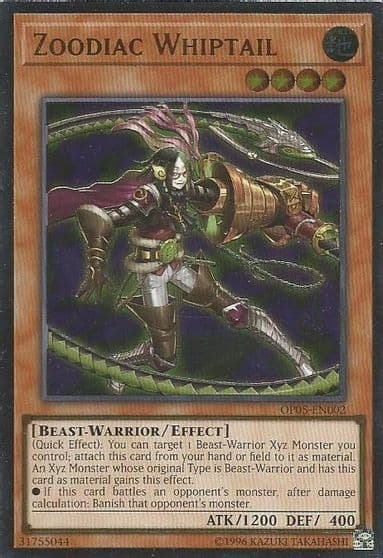 Zoodiac Whiptail UTR OTS Tournament Pack 5 Yu-Gi-Oh! card