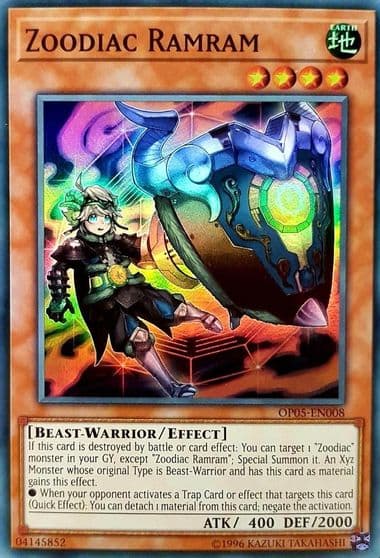 Zoodiac Ramram OTS Tournament Pack 5 Yu-Gi-Oh! card