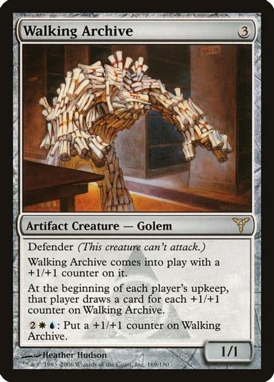 Walking Archive Dissension Magic card