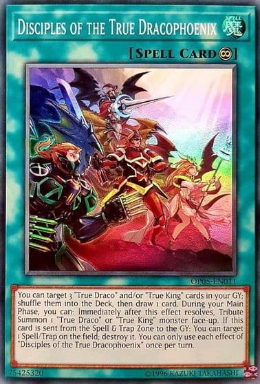 Disciples of the True Dracophoenix OTS Tournament Pack 5 Yu-Gi-Oh! card