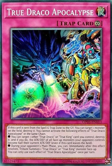 True Draco Apocalypse OTS Tournament Pack 5 Yu-Gi-Oh! card