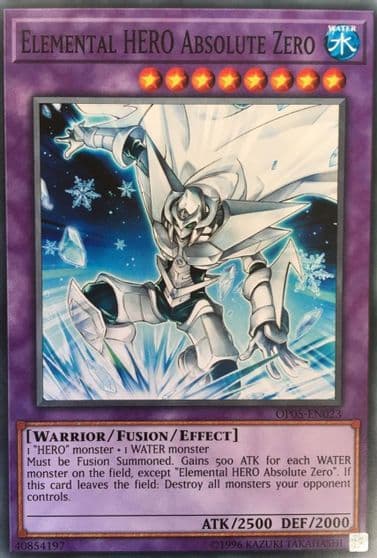 Elemental HERO Absolute Zero OTS Tournament Pack 5 Yu-Gi-Oh! card
