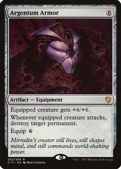 Argentum Armor Commander 2017 Magic card