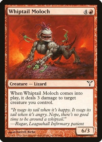 Whiptail Moloch Dissension Magic card
