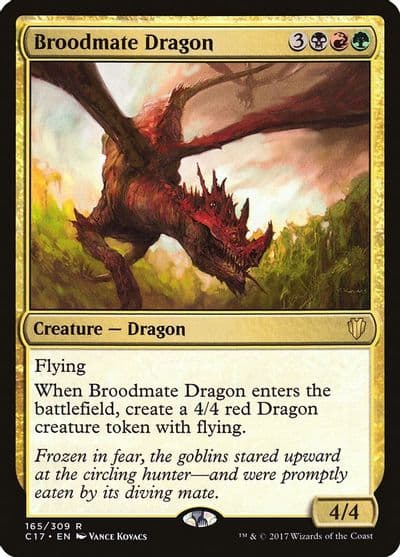 Broodmate Dragon Commander 2017 Magic card