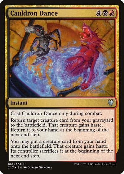 Cauldron Dance Commander 2017 Magic card