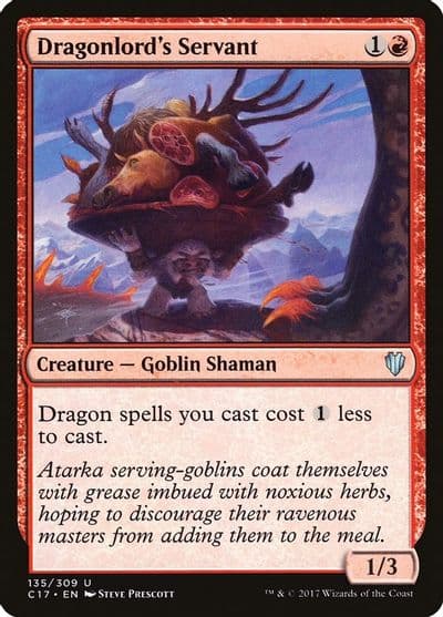 Dragonlords Servant Commander 2017 Magic card