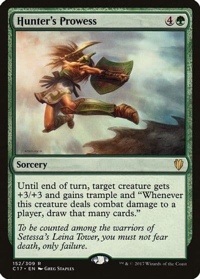 Hunters Prowess Commander 2017 Magic card