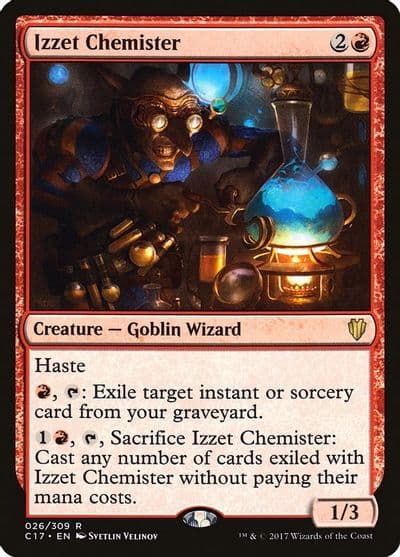 Izzet Chemister Commander 2017 Magic card