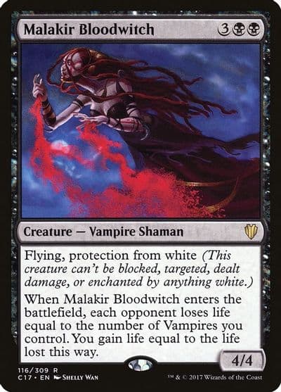Malakir Bloodwitch Commander 2017 Magic card