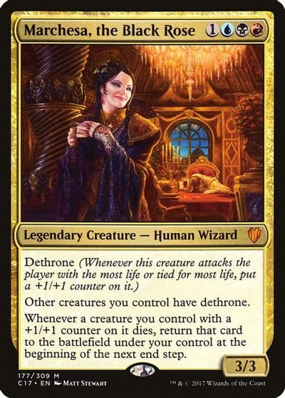 Marchesa the Black Rose Commander 2017 Magic card