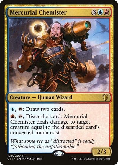 Mercurial Chemister Commander 2017 Magic card