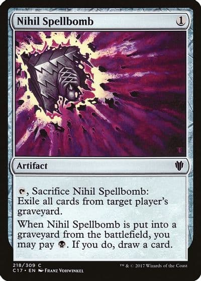 Nihil Spellbomb Commander 2017 Magic card