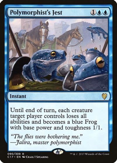 Polymorphists Jest Commander 2017 Magic card