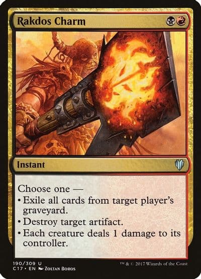 Rakdos Charm Commander 2017 Magic card