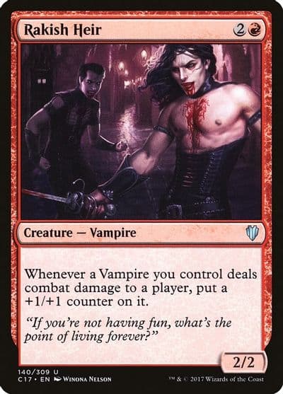 Rakish Heir Commander 2017 Magic card