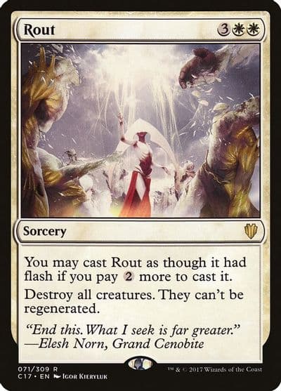 Rout Commander 2017 Magic card