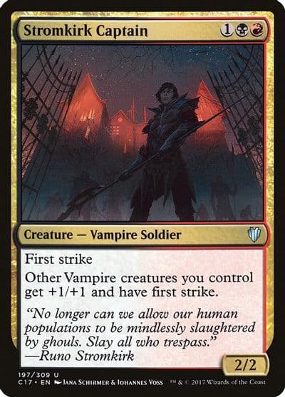 Stromkirk Captain Commander 2017 Magic card