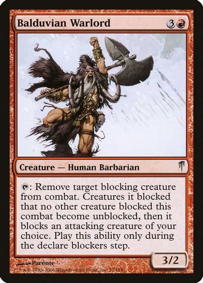 Balduvian Warlord Coldsnap Magic card