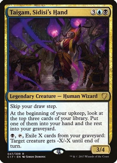 Taigam Sidisis Hand Commander 2017 Magic card
