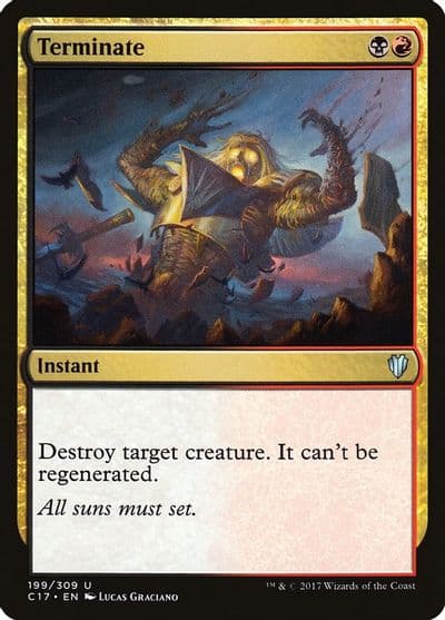 Terminate Commander 2017 Magic card