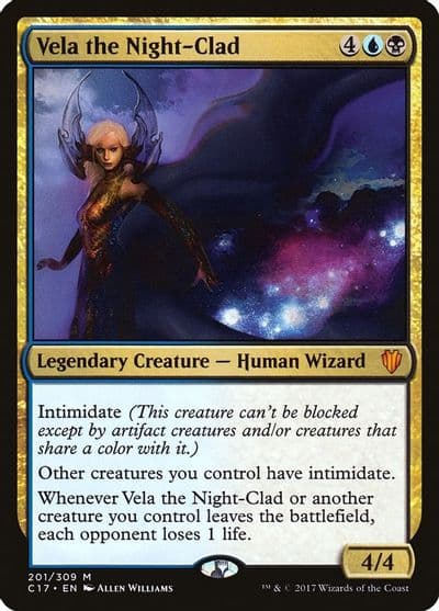 Vela the Night Clad Commander 2017 Magic card