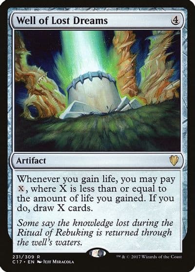 Well of Lost Dreams Commander 2017 Magic card