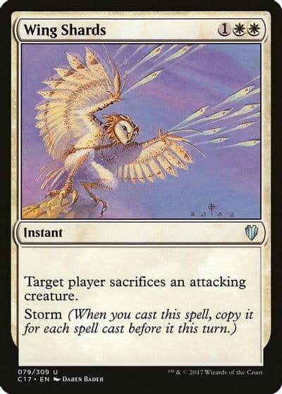 Wing Shards Commander 2017 Magic card