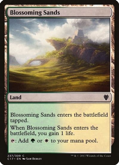 Blossoming Sands Commander 2017 Magic card
