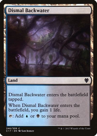 Dismal Backwater Commander 2017 Magic card