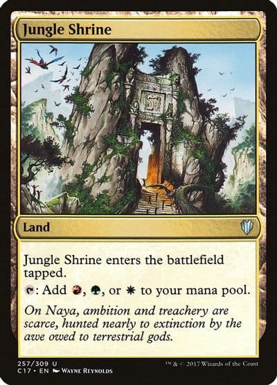 Jungle Shrine Commander 2017 Magic card