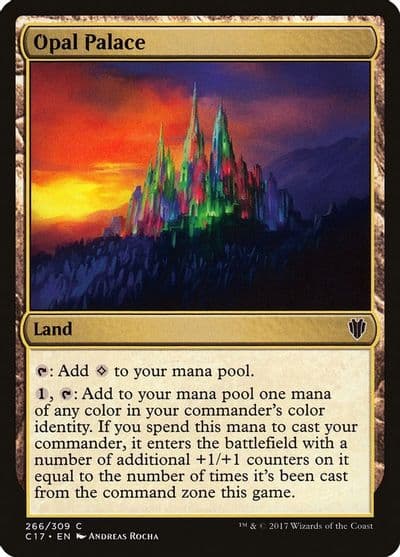 Opal Palace Commander 2017 Magic card