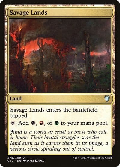 Savage Lands Commander 2017 Magic card