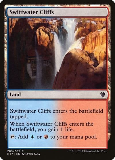 Swiftwater Cliffs Commander 2017 Magic card