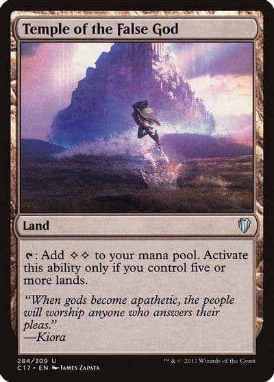 Temple of the False God Commander 2017 Magic card