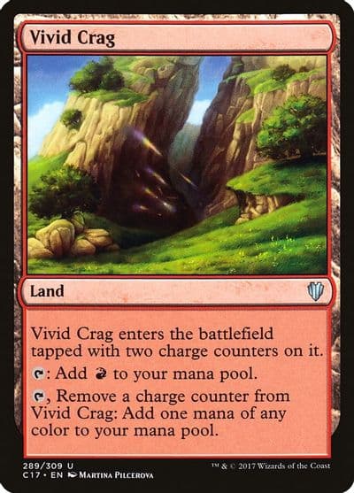 Vivid Crag Commander 2017 Magic card