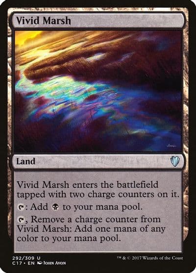 Vivid Marsh Commander 2017 Magic card