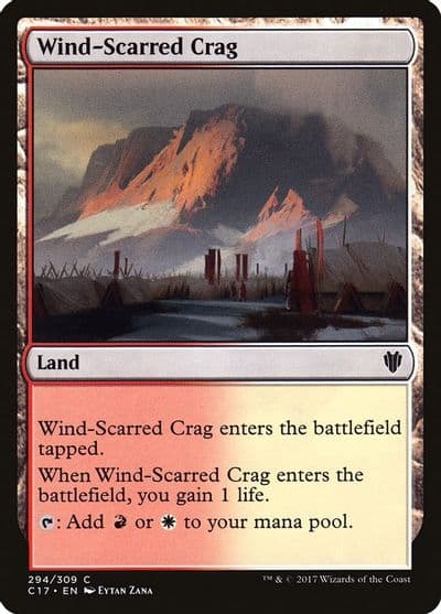 Wind Scarred Crag Commander 2017 Magic card