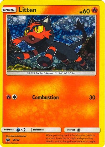 Litten - SM02 (General Mills Promo) Miscellaneous Cards & Products Pokemon card